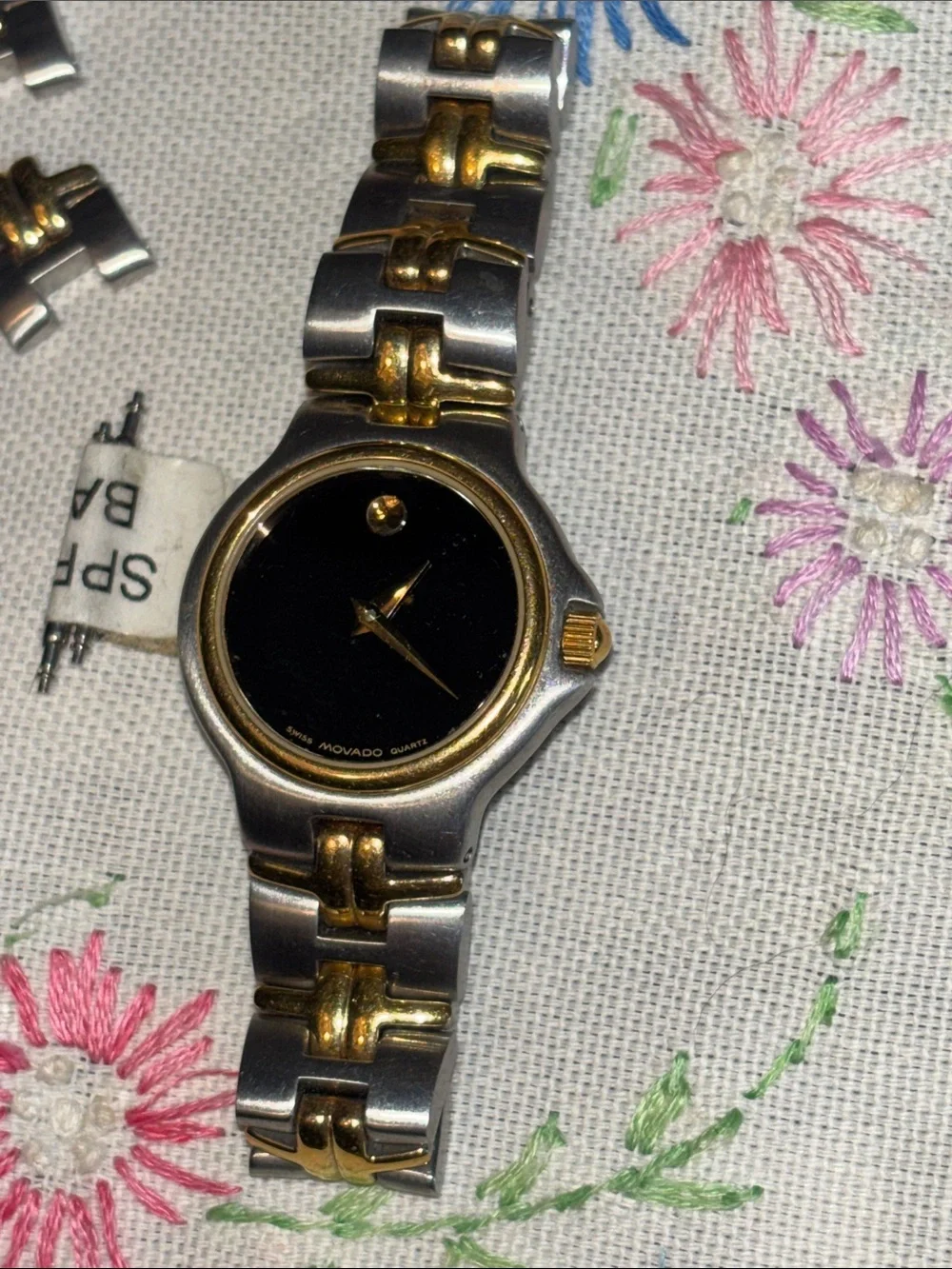 EUC Movado Olympian Collection 81.A1.827.2 (26mm women's variant), Two-tone sta
